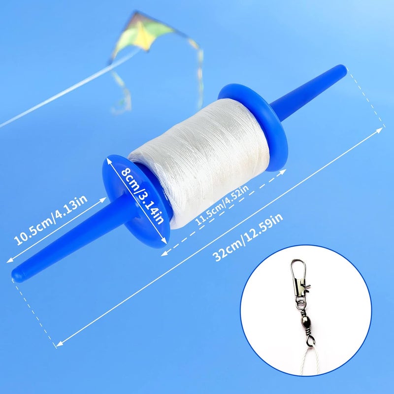 Simxkai Kite Spool, Reel Winder,Grip String Handle, 600 feet Twisted Line for Each String Handle (1&2&3&4pack) - Image 3